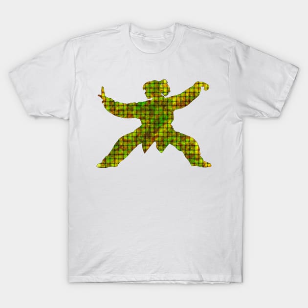 Tai Chi Woven Pattern T-Shirt by crunchysqueak